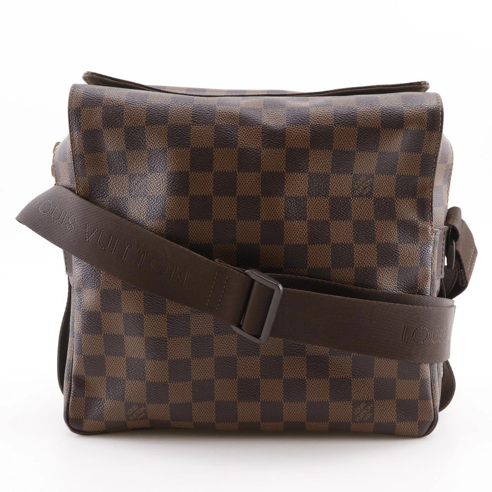 Louis Vuitton Naviglio Shoulder Bag Damier Canvas Brown Crossbody